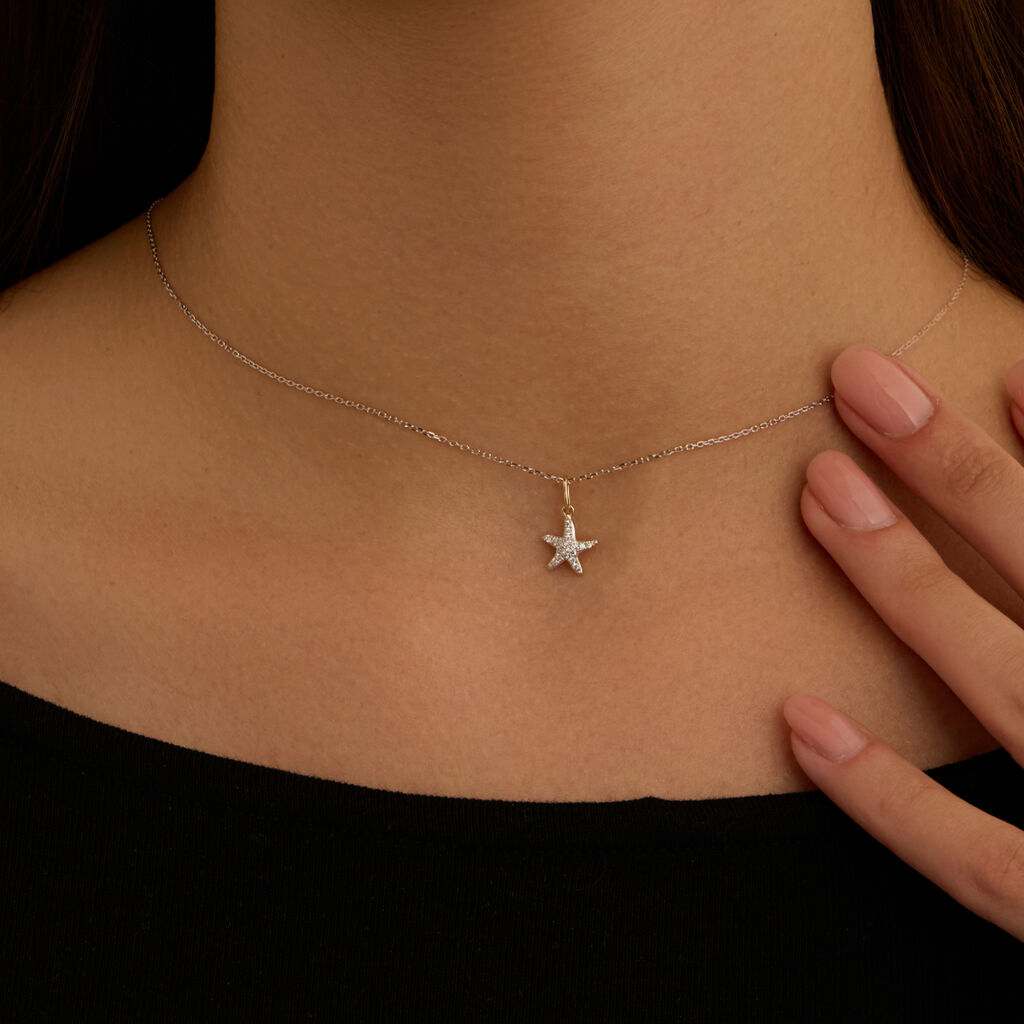 Pendente Poème Oro Giallo Cubic Zirconia - Ciondoli Donna | Stroili