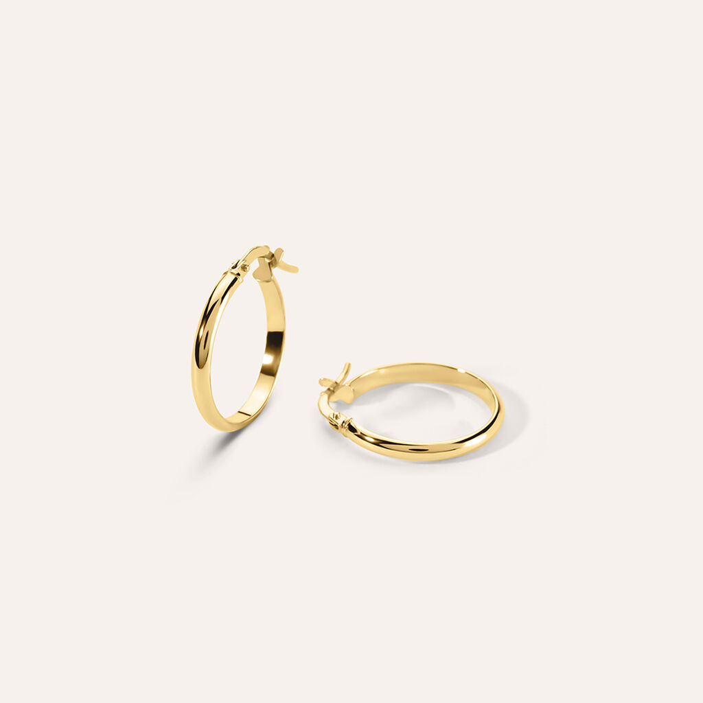 Orecchini A Cerchio Toujours Oro Giallo