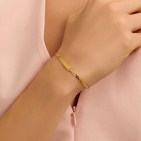 Bracciale Con Targhetta Holy Oro Giallo - Bracciali con Incisione Bambino | Stroili