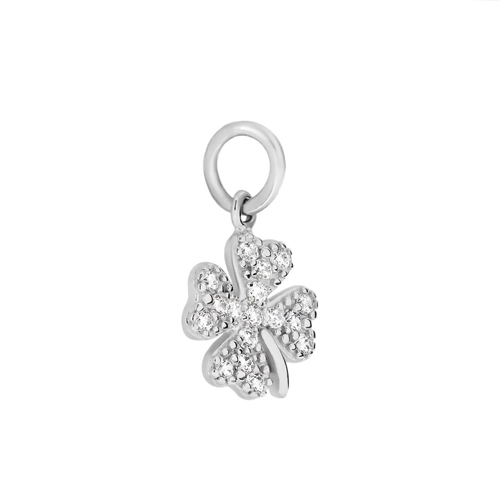 Pendente Poème Oro Bianco Cubic Zirconia - Ciondoli Donna | Stroili