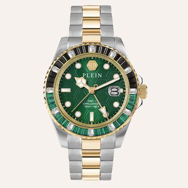 Orologio Al Quarzo Philipp Plein Gmt-i Challenger Baguettes Pwpza0224