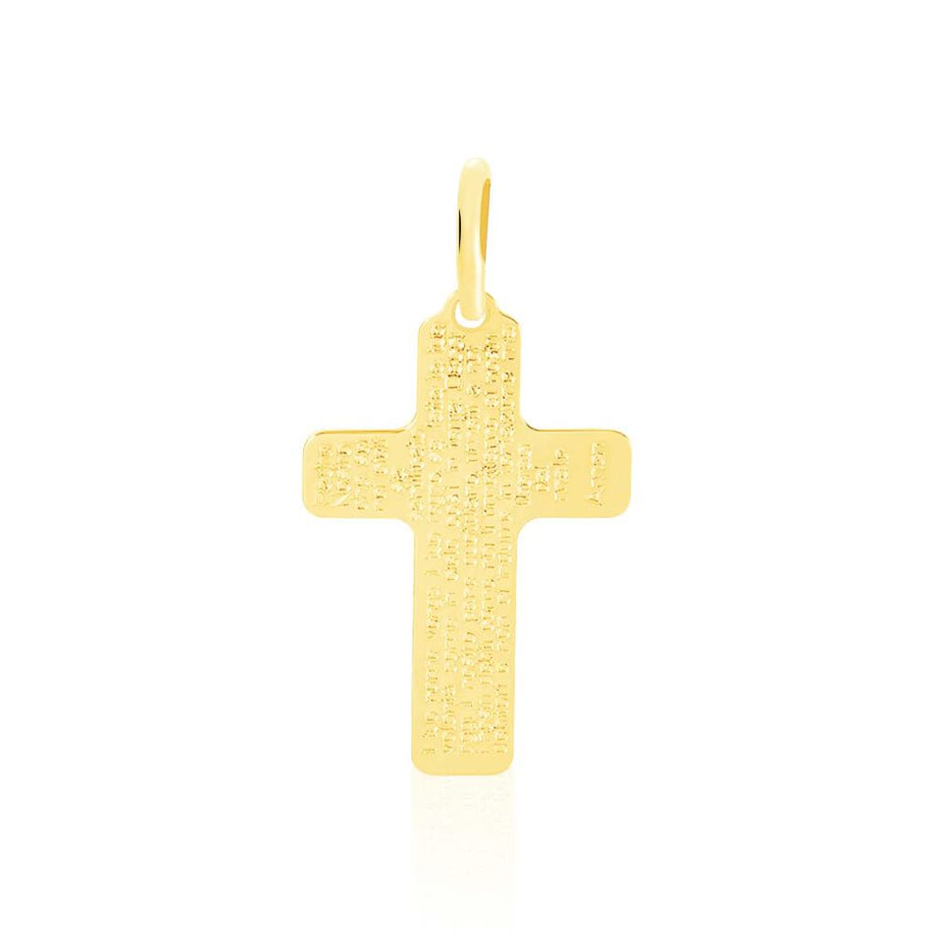 Pendente Holy Oro Giallo - Ciondoli con Incisione Unisex | Stroili