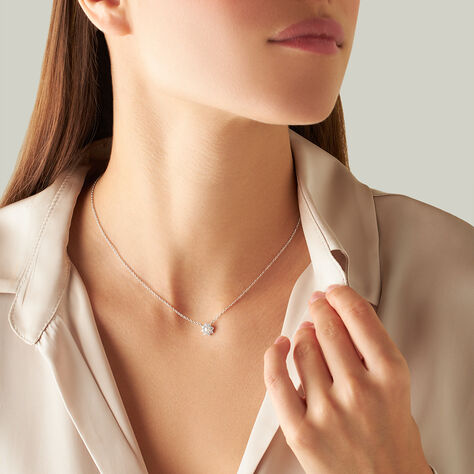 Collana Silver Pearls Argento Rodiato Perla sintetica Cubic Zirconia - Collane Donna | Stroili