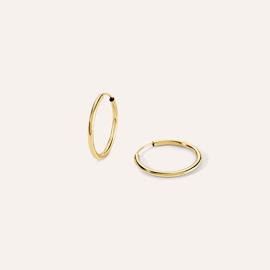 Orecchini A Cerchio Toujours Oro Giallo