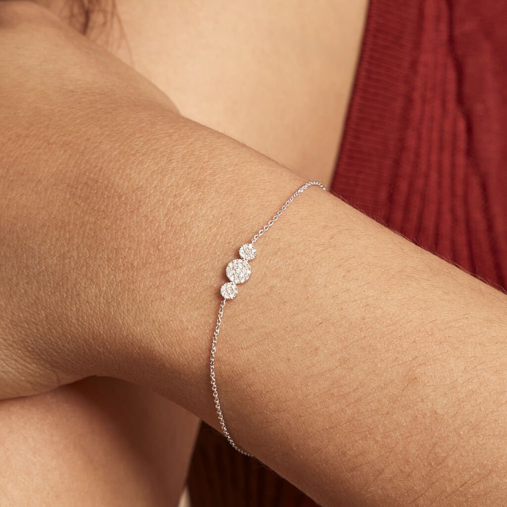 Bracciale Sophia Oro Bianco Diamante - Bracciali Donna | Stroili