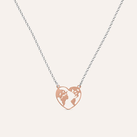 Collana Silver Collection Argento Bicolore Bianco / Rosa - Collane Donna | Stroili