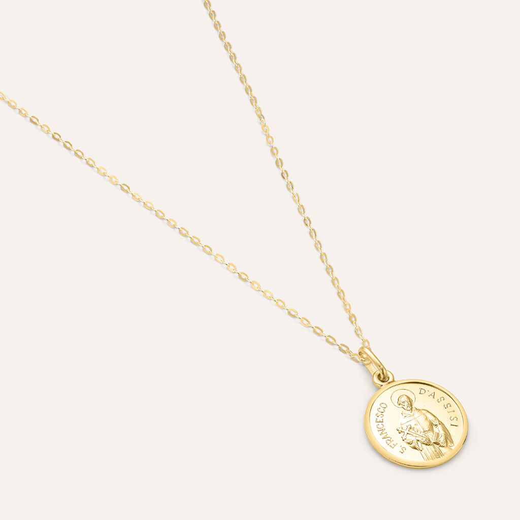 Pendente Holy Oro Giallo - Ciondoli con Incisione Unisex | Stroili