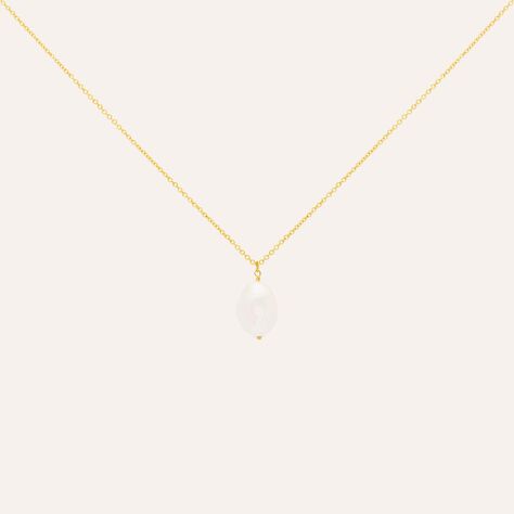 Collana Gabrielle Oro Giallo E Perla Barocca - Collane Donna | Stroili