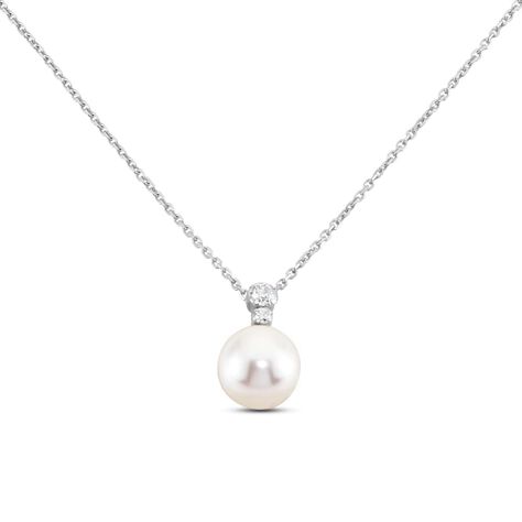 Collana Silver Pearls Argento Rodiato Cubic Zirconia - Collane Donna | Stroili