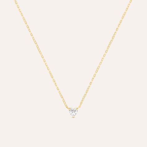 Collana Punto Luce Claire Oro Giallo Cubic Zirconia - Collane Punto Luce Donna | Stroili