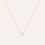 Collana Punto Luce Claire Oro Giallo Cubic Zirconia