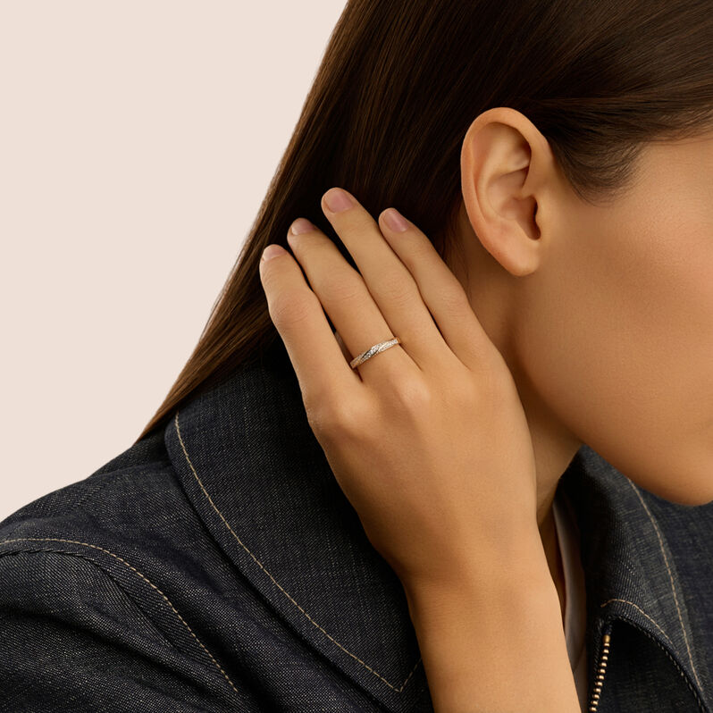 Anello Fascia Claire Oro Giallo Cubic Zirconia - Anelli con Pietre Donna | Stroili