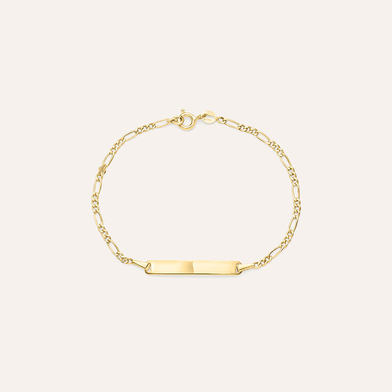 Bracciale Con Targhetta Holy Oro Giallo - Bracciali con Incisione Bambino | Stroili