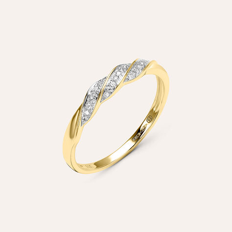 Anello Fascia Sophia Oro Bianco Diamante - Anelli con Pietre Donna | Stroili