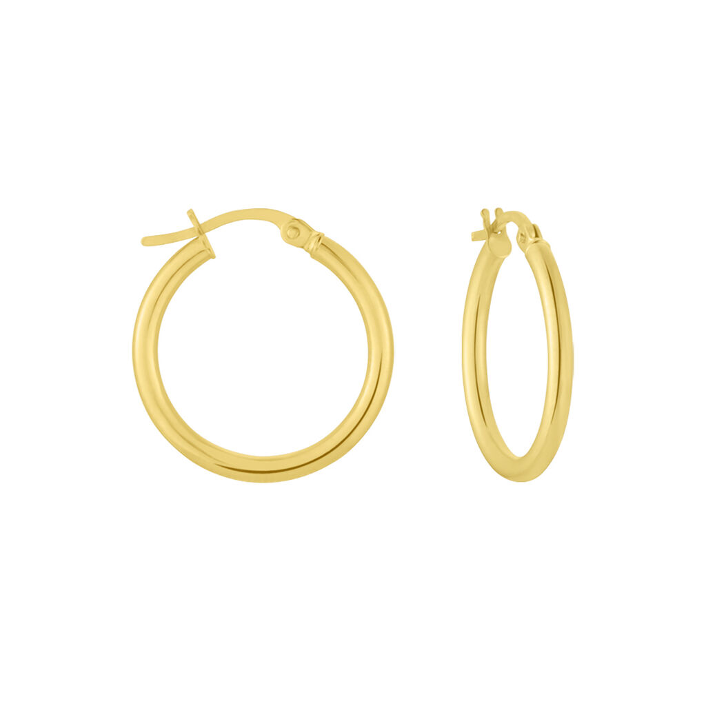 Orecchini A Cerchio Gold Essence Oro Giallo - Orecchini a Cerchio Donna | Stroili
