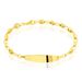 Bracciale Con Targhetta Holy Oro Giallo - Bracciali con Incisione Bambino | Stroili