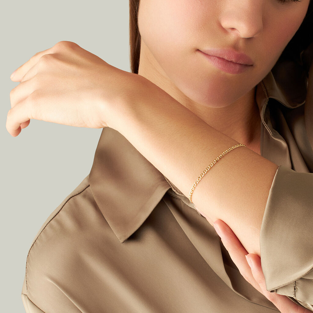Bracciale Catena Colette Oro Giallo - Bracciali Unisex | Stroili