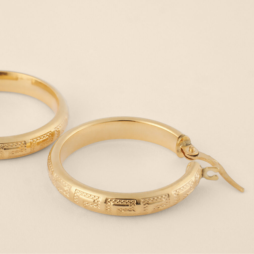 Orecchini A Cerchio Toujours Oro Giallo