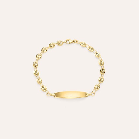 Bracciale Con Targhetta Holy Oro Giallo - Bracciali con Incisione Bambino | Stroili