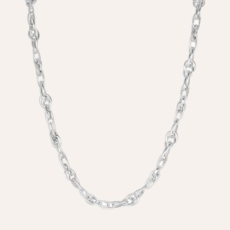 Catena Isabelle Oro Bianco - Collane Catena Donna | Stroili