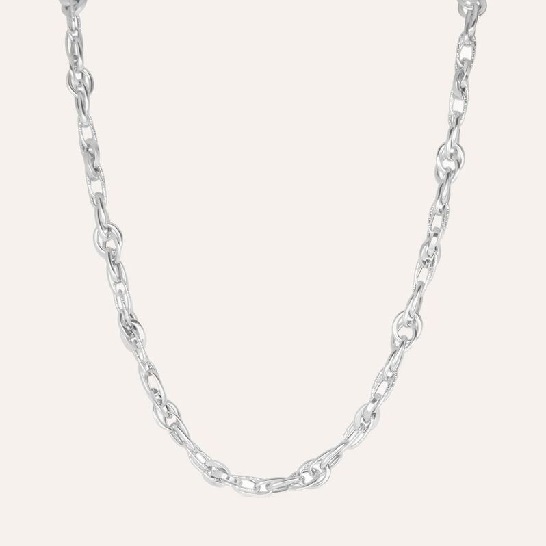 Catena Isabelle Oro Bianco - Collane Catena Donna | Stroili