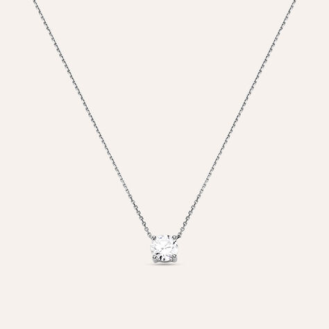 Collana Punto Luce Diamade Oro Bianco Diamante Lab-Grown - Collane Punto Luce Donna | Stroili