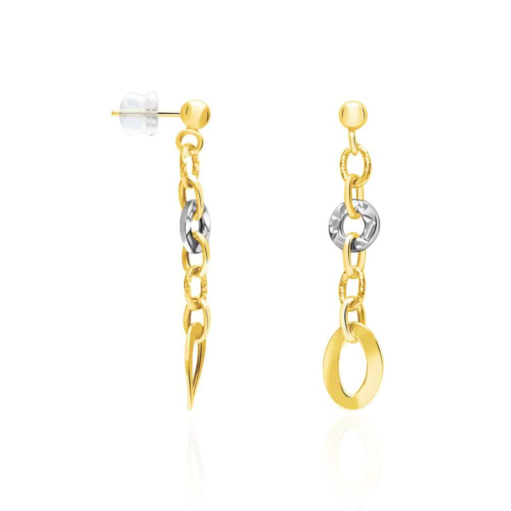 Orecchini Pendenti Beverly Oro Bicolore - Orecchini Pendenti Donna | Stroili