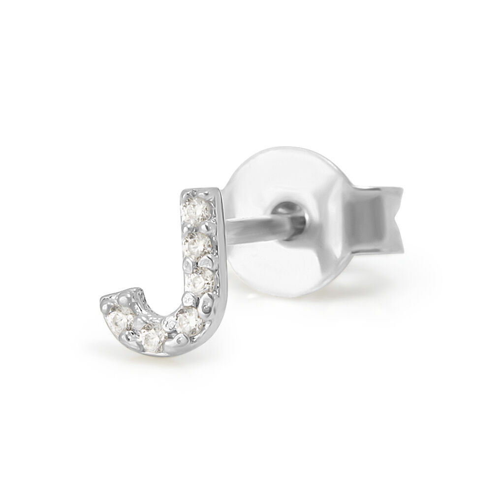 Mono Orecchino Lobo Silver Moments Argento Rodiato Cubic Zirconia - Mono Orecchino Donna | Stroili