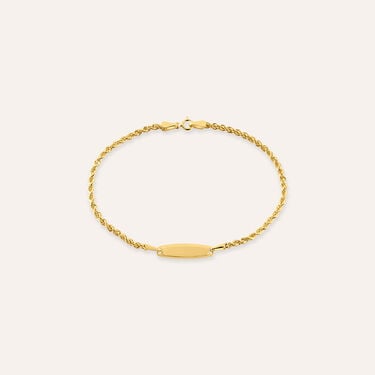 Bracciale Con Targhetta L'homme Or Oro Bianco