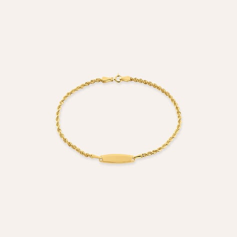Bracciale Con Targhetta L'homme Or Oro Bianco - Bracciali Uomo | Stroili