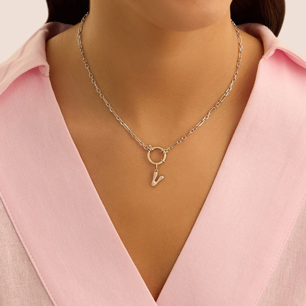 Pendente Love Beats Argento Rodiato