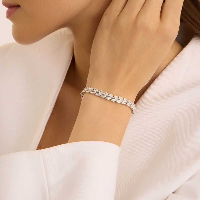 Bracciale Tennis Silver Elegance Argento Rodiato Cubic Zirconia - Bracciali Tennis Donna | Stroili