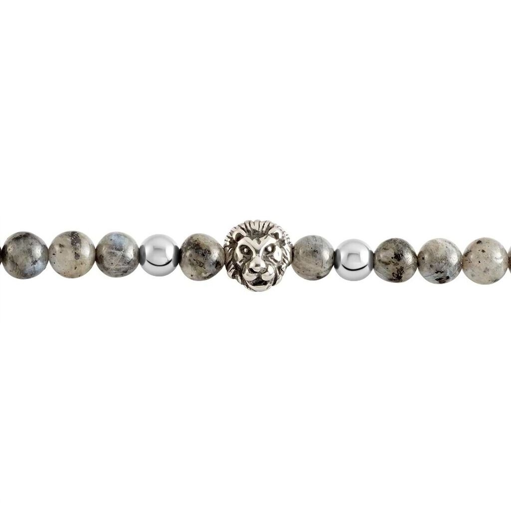 Bracciale Man Code Acciaio Bicolore Bianco / Nero Snowflake - Bracciali Uomo | Stroili