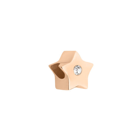Bead Essential Code Acciaio Rosa Cristallo - Beads Donna | Stroili