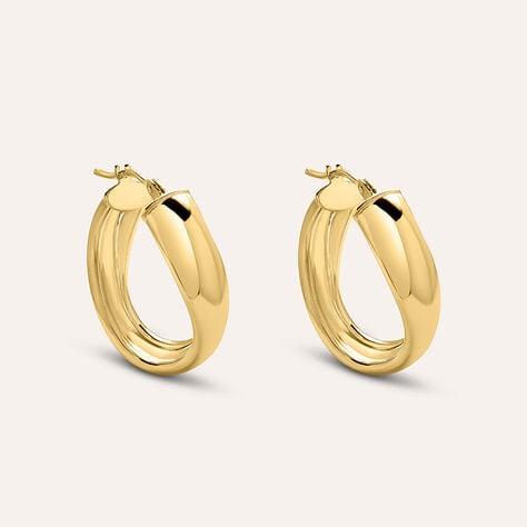 Orecchini A Cerchio Isabelle Oro Giallo - Orecchini a Cerchio Donna | Stroili