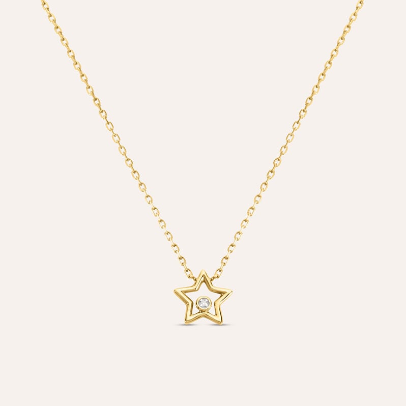 Collana Mon Petit Oro Bicolore Diamante - Collane Bambino | Stroili