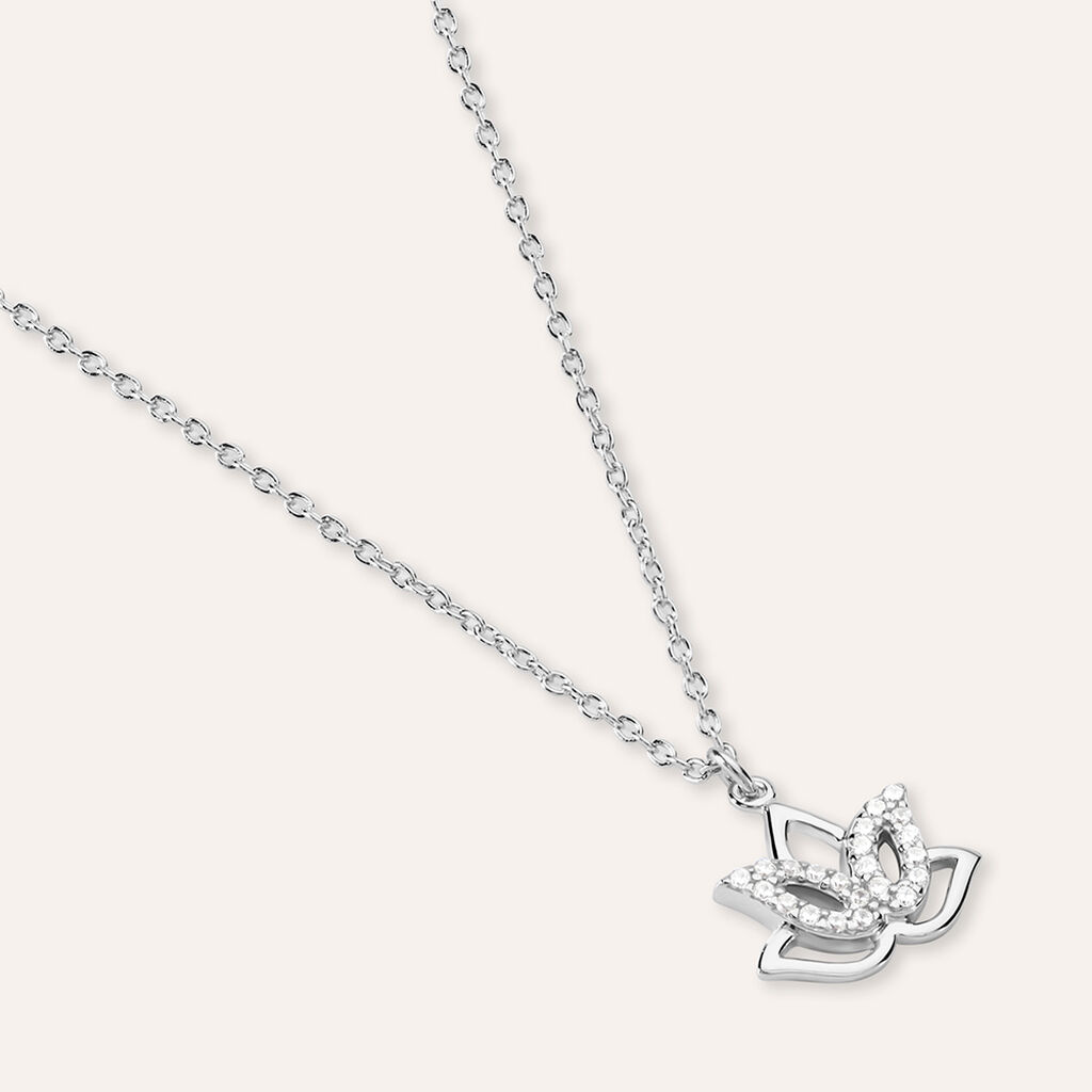 Collana Silver Moments Argento Rodiato Cubic Zirconia