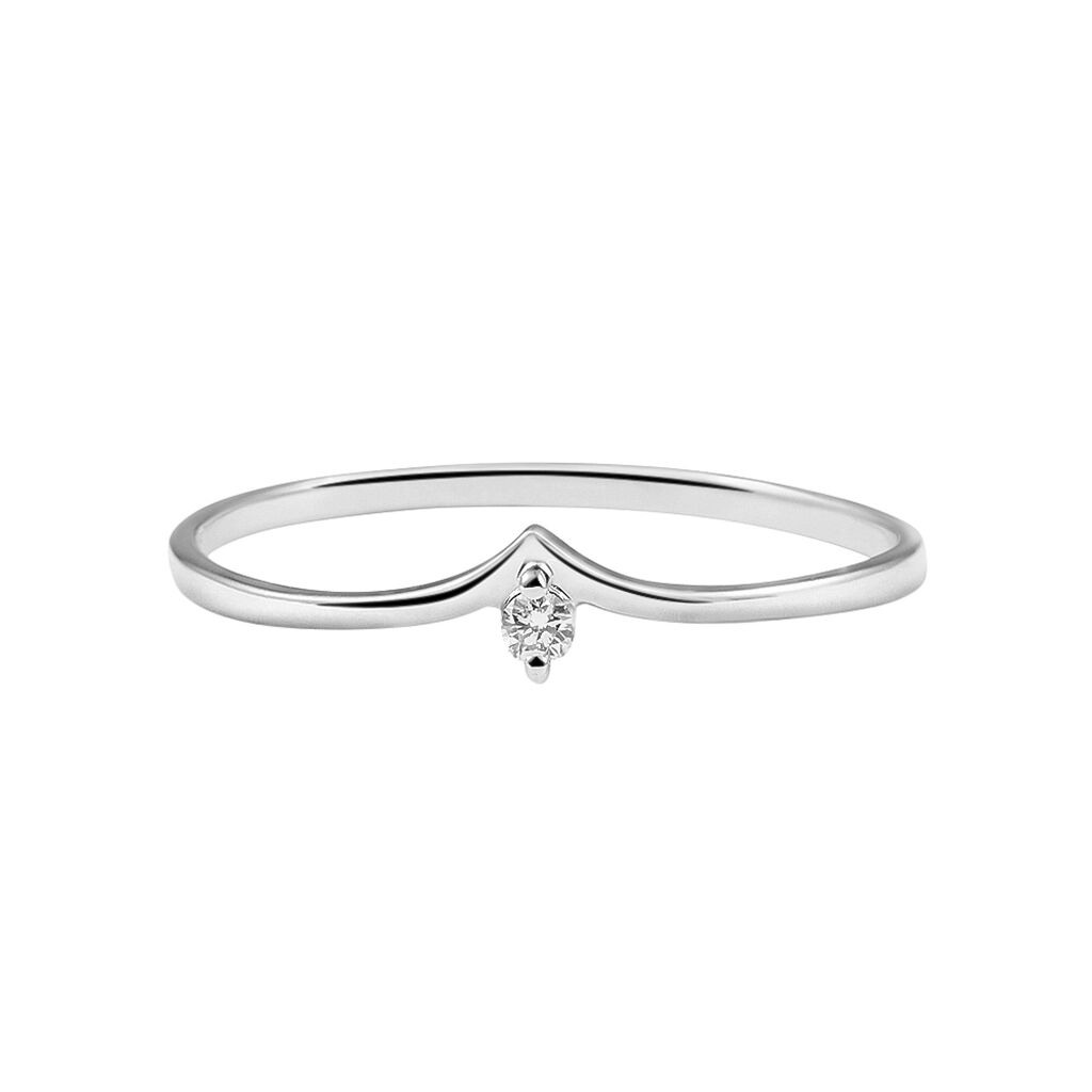 Anello Fantasia Sophia Oro Bianco Diamante - Anelli con Pietre Donna | Stroili