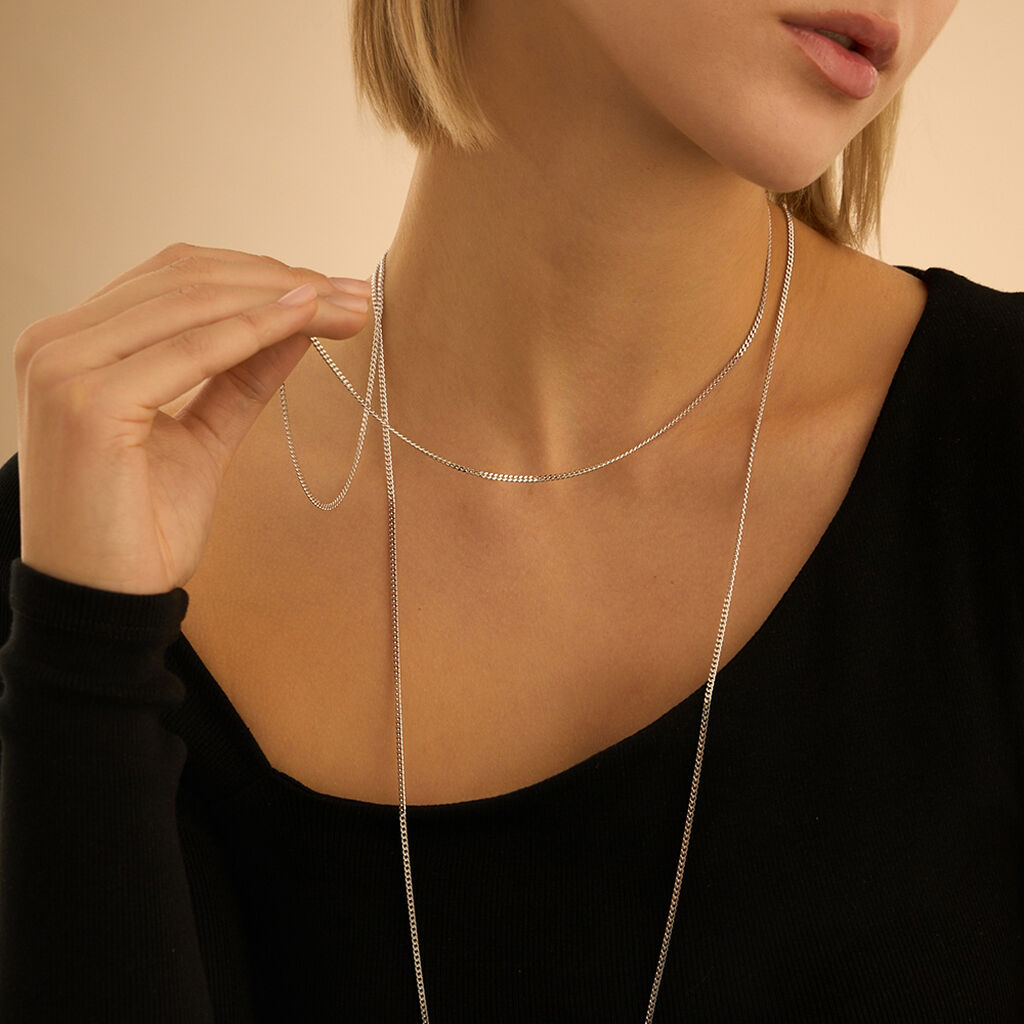 Catenina Silver Collection Argento Rodiato - Collane Catena Donna | Stroili