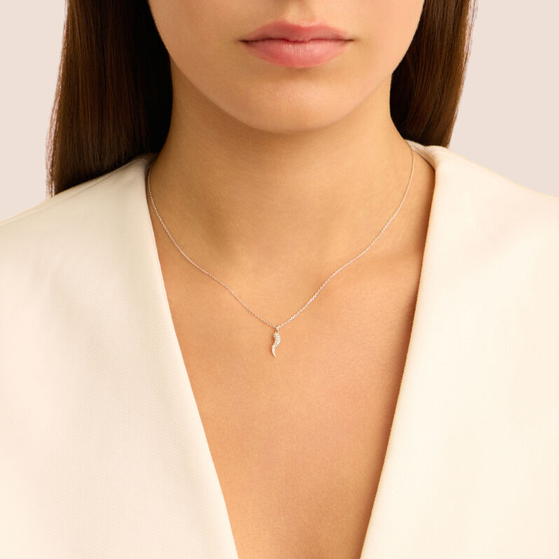 Collana Sophia Oro Bianco Diamante - Collane Donna | Stroili