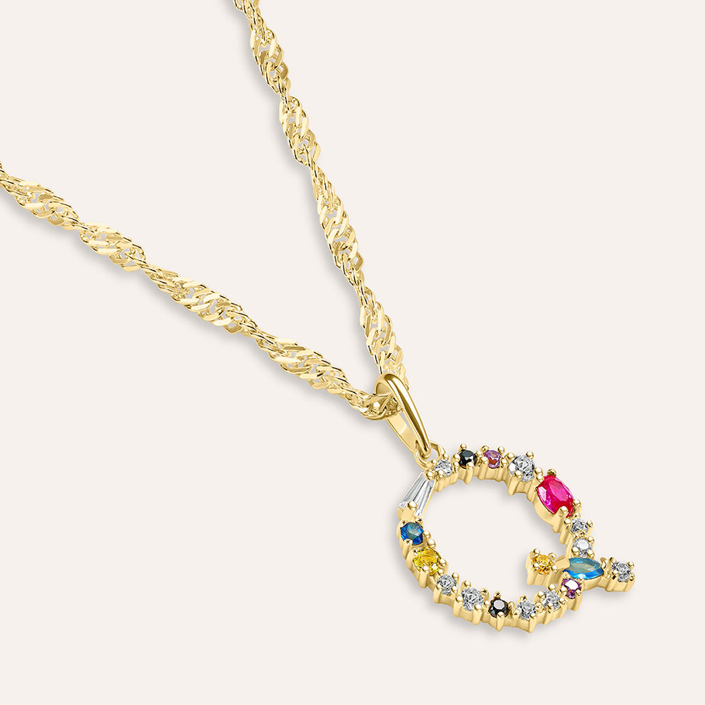 Pendente Claire Oro Giallo Cubic Zirconia