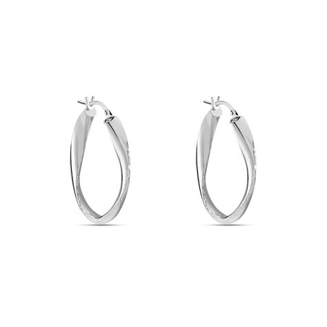 Orecchini A Cerchio Silver Collection Argento Rodiato - Orecchini a Cerchio Donna | Stroili