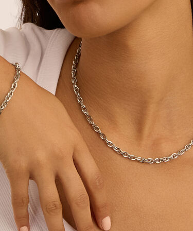 Collana Moonlight Acciaio