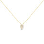 Collana Amélie Oro Giallo Quarzo Cubic Zirconia