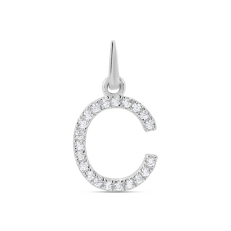 Pendente Poème Oro Bianco Cubic Zirconia - Ciondoli Donna | Stroili