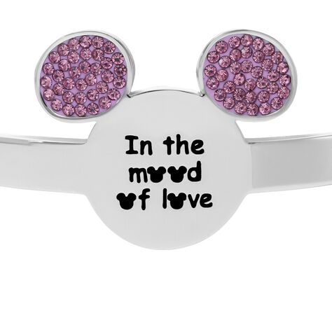 Bangle Lady Message Acciaio Disney e Cristalli - Bracciali Donna | Stroili