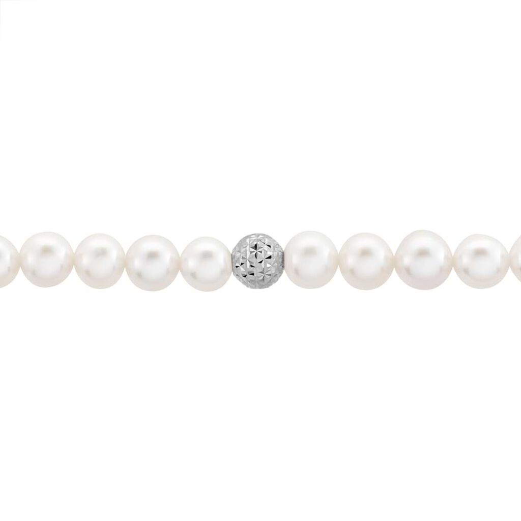 Bracciale Gabrielle Oro Bianco Perla D'Acqua Dolce - Bracciali Donna | Stroili
