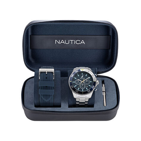 Set Orologio Al Quarzo Nautica Nautica One Chrono Box Set Napnos304 - Orologi con Datario Uomo | Stroili