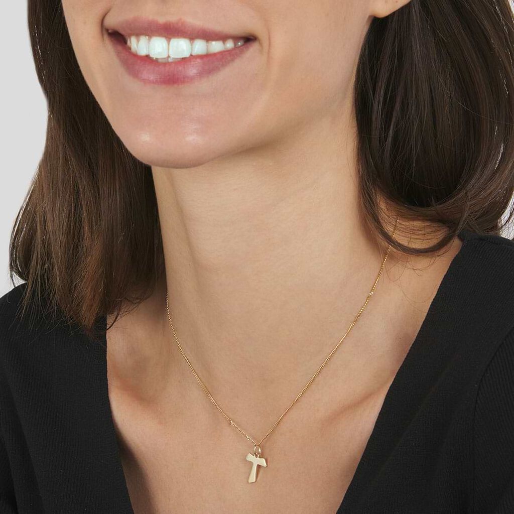 Pendente Holy Oro Giallo - Ciondoli con Incisione Unisex | Stroili