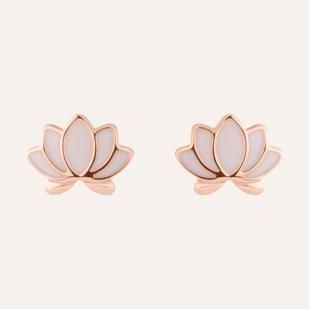 Orecchini Lobo Lady Sweet Acciaio Rosa